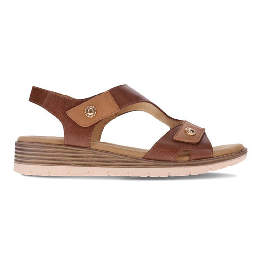 Paige Sandal - Dark/Lt Tan