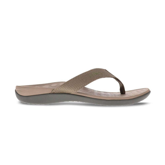 Wave Toe Post Sandal Unisex - Khaki