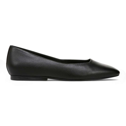 Chelsea Ballet Flat - Black Leather
