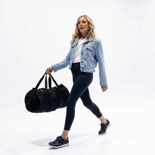 Lifestyle image for Boston Zip Casual Sneaker - Sapphire/Navy Lizard
