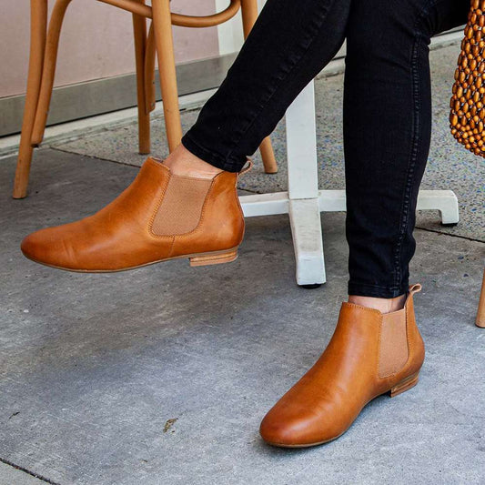 Lifestyle image for Sally Chelsea Boot - Leopard
