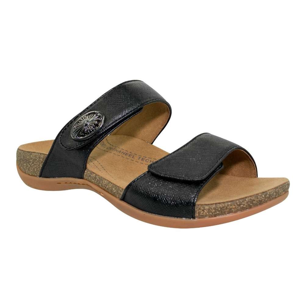 Alda Slide Sandal - Black