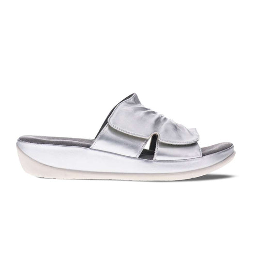 Cora Slide Sandal - Pewter
