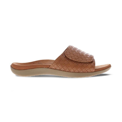 Samos Weave Slide - Brown