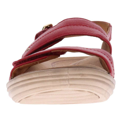 Manilla Slingback Sandal - Ruby Red