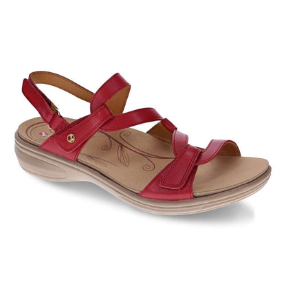 Miami Adjustable Sandal - Ruby Red