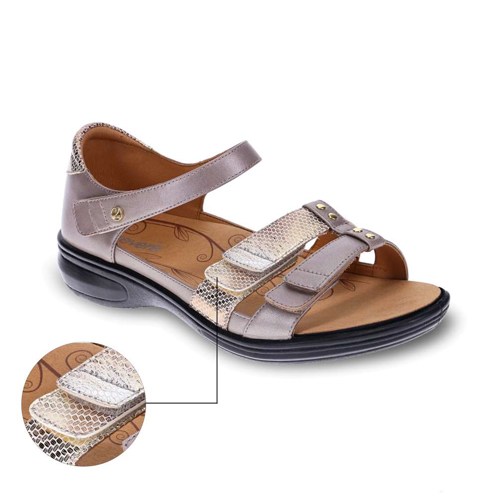 Negara Strap Extension - Champagne/Metallic Interest