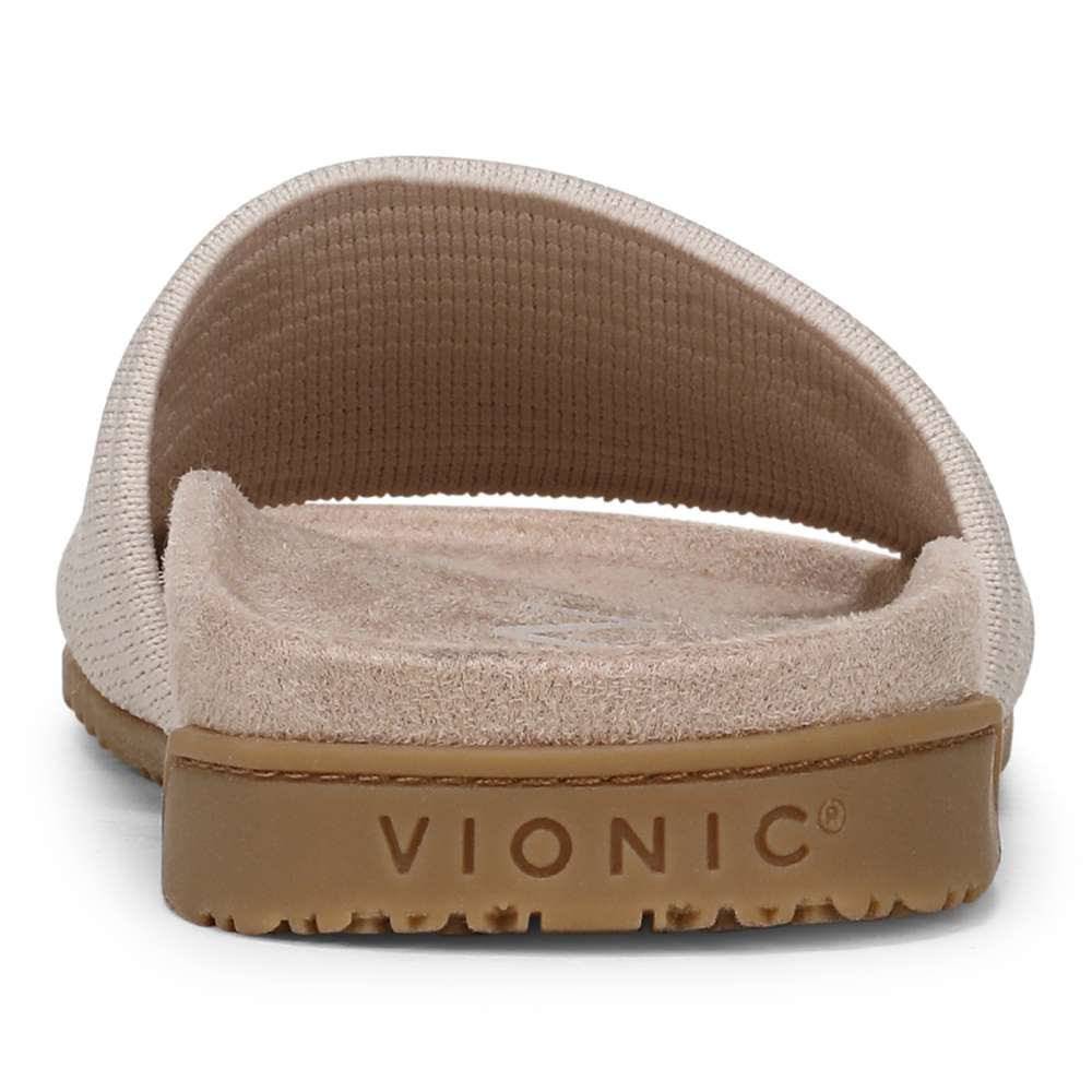 Evie Knit Slide - Cream