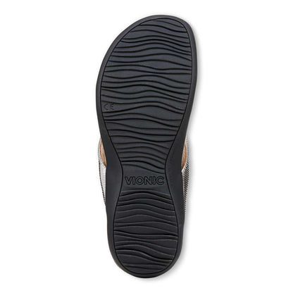 Bella Toe Post Sandal - Aluminium