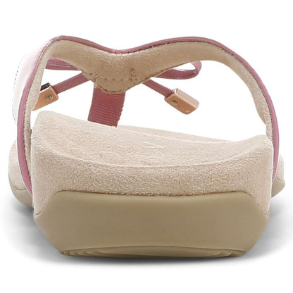 Bella Toe Post Sandal - Rhubarb