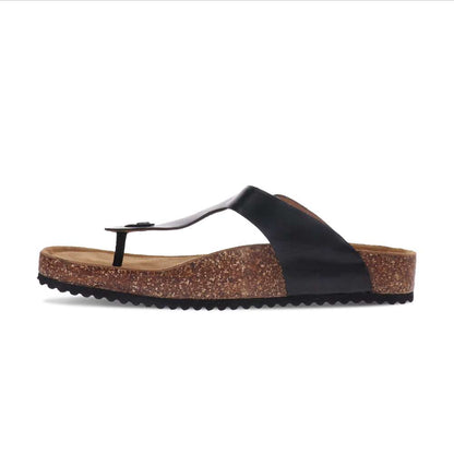 Brooke Toe Post Sandal - Black