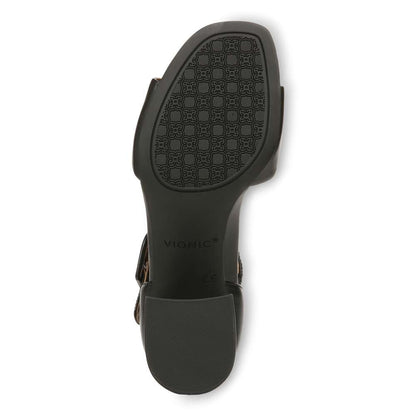 Chardonnay Heeled Sandal - Black