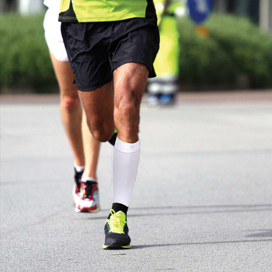 Lifestyle image for Sports Compression Leg Sleeve (FS6+) - White