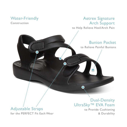 Jillian Sport Sandal - Grey