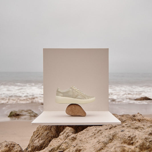 Lifestyle image for Kearny Lace Up - Soft Gold