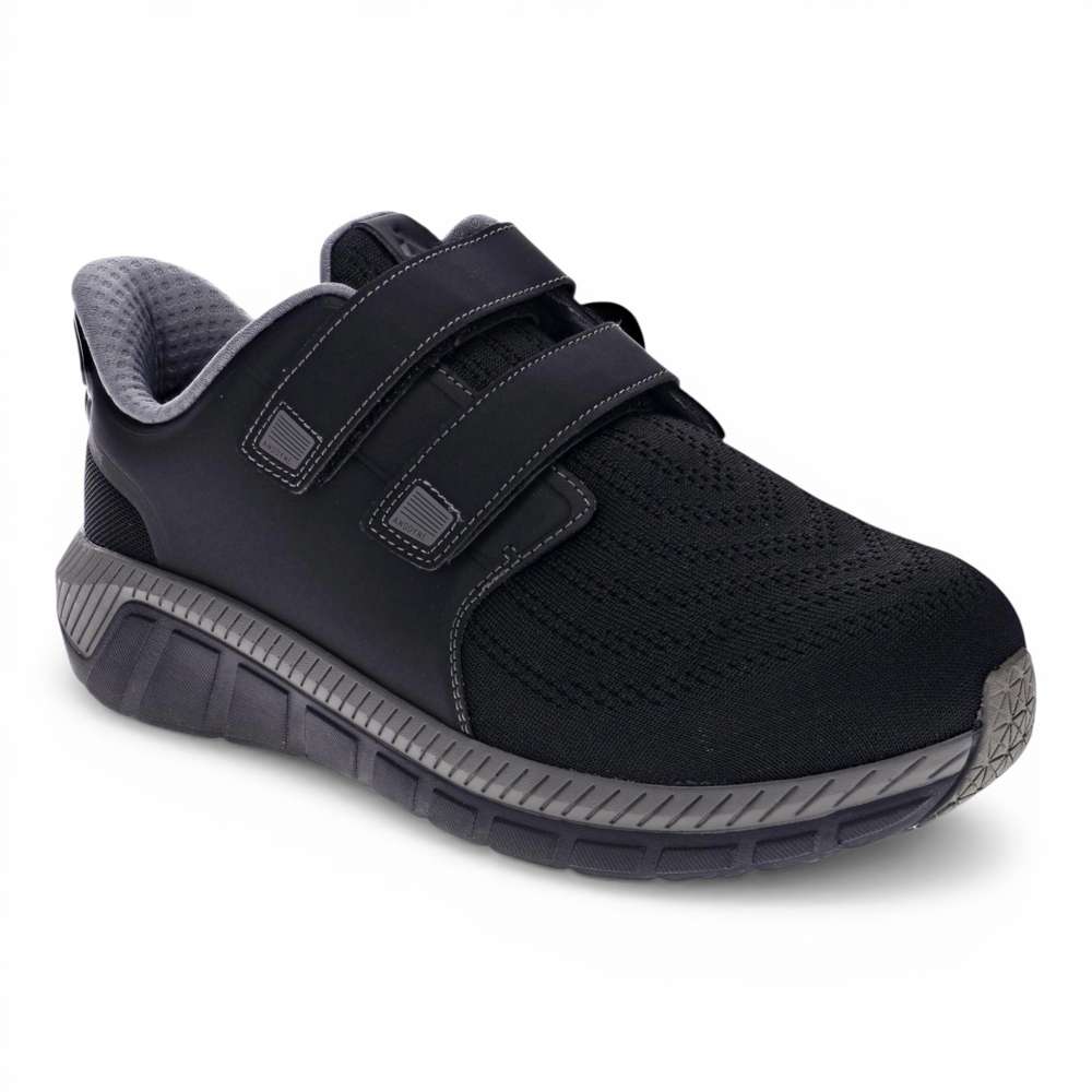 No. 74 Double Depth Sport Jogger W/ Heel Assist - Black/Grey