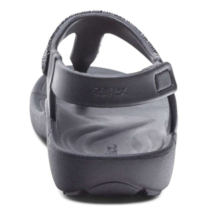 Skyler Sandal - Black Sparkle