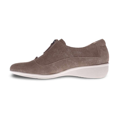 Tangier Zip Loafer - Rusty Metallic