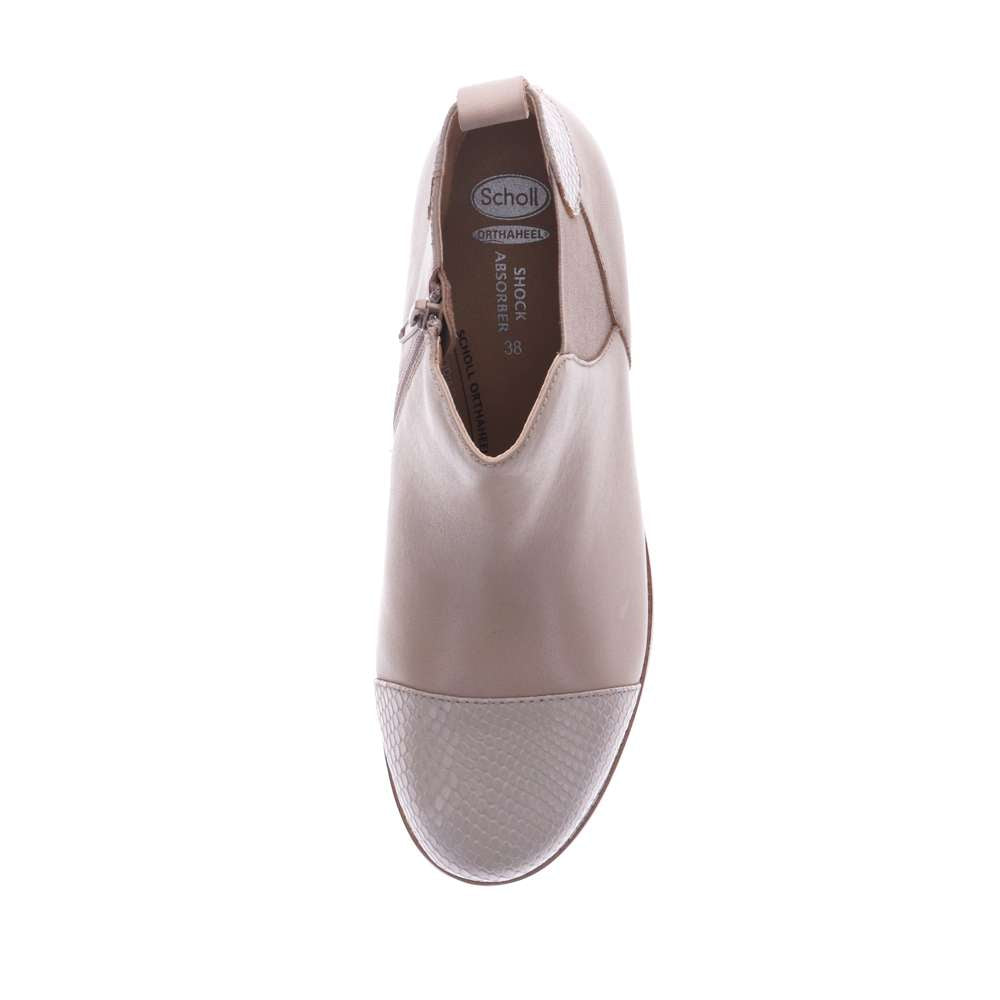 Tycoon Ankle Boot - Taupe Snake