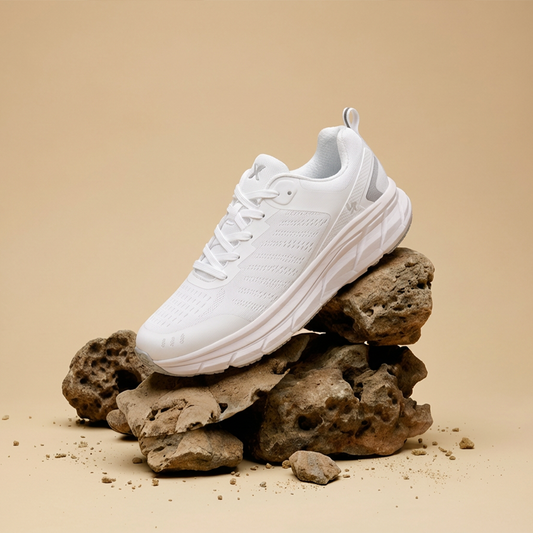 Lifestyle image for Walker Mesh II Active Sneaker - White